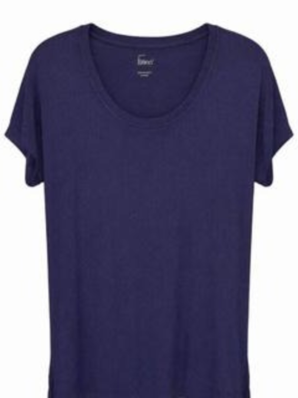 Felina Ribbed Tee XS Purple